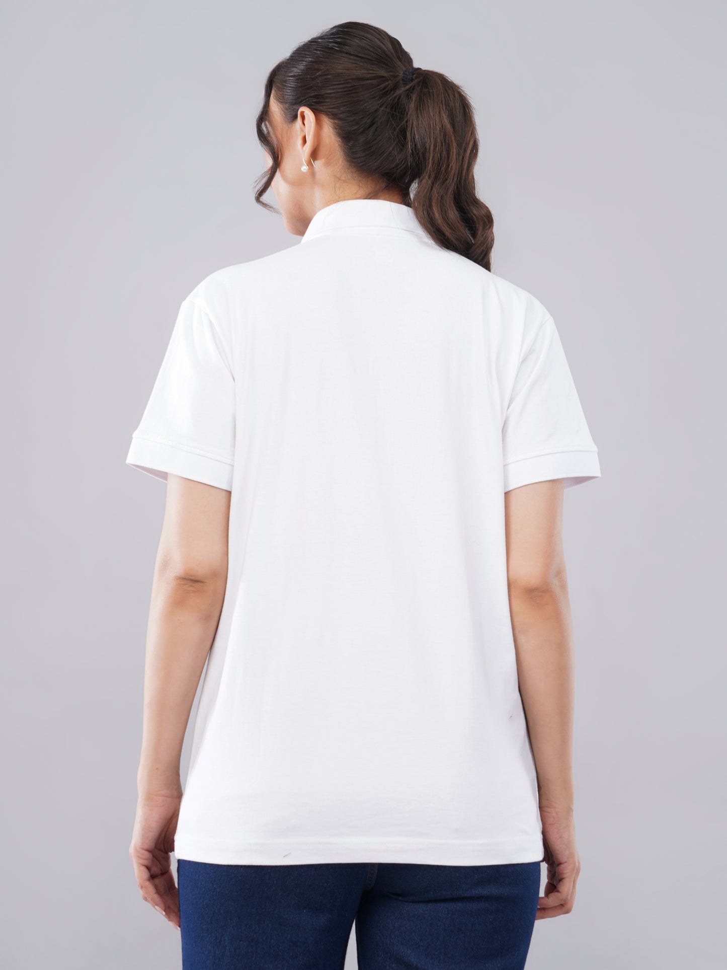 Women’s Classic Polo Tee – Arctic White