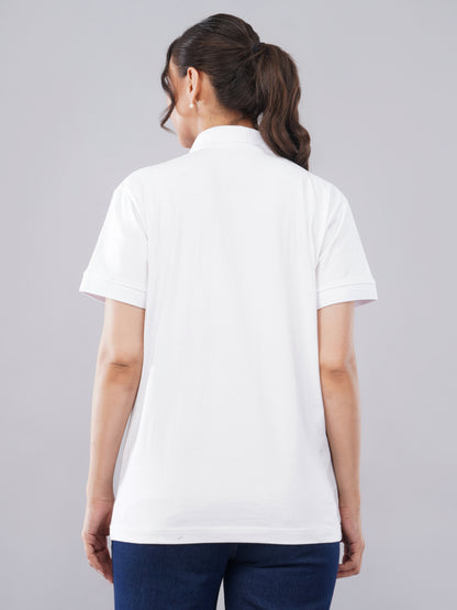 Women’s Classic Polo Tee – Arctic White