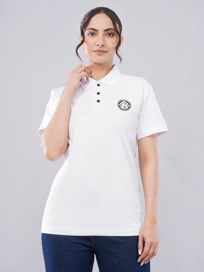 Women’s Classic Polo Tee – Arctic White