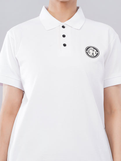 Women’s Classic Polo Tee – Arctic White
