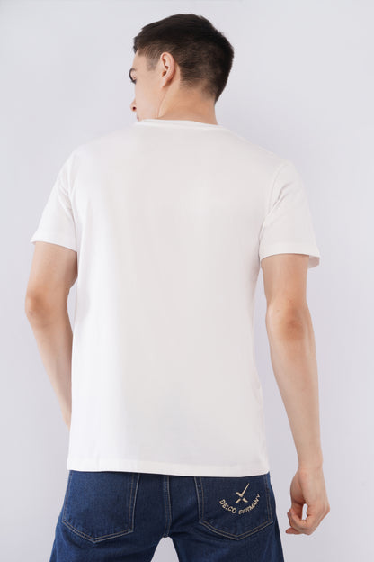 “Urban Teddy” Men’s Oversized Tee – Snow White