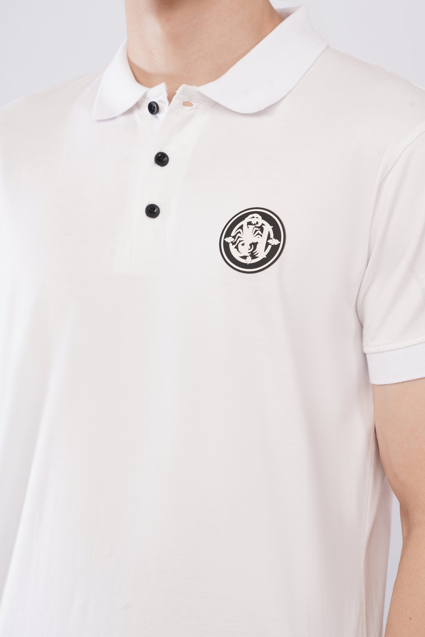 Men’s Classic Polo Tee – Arctic White