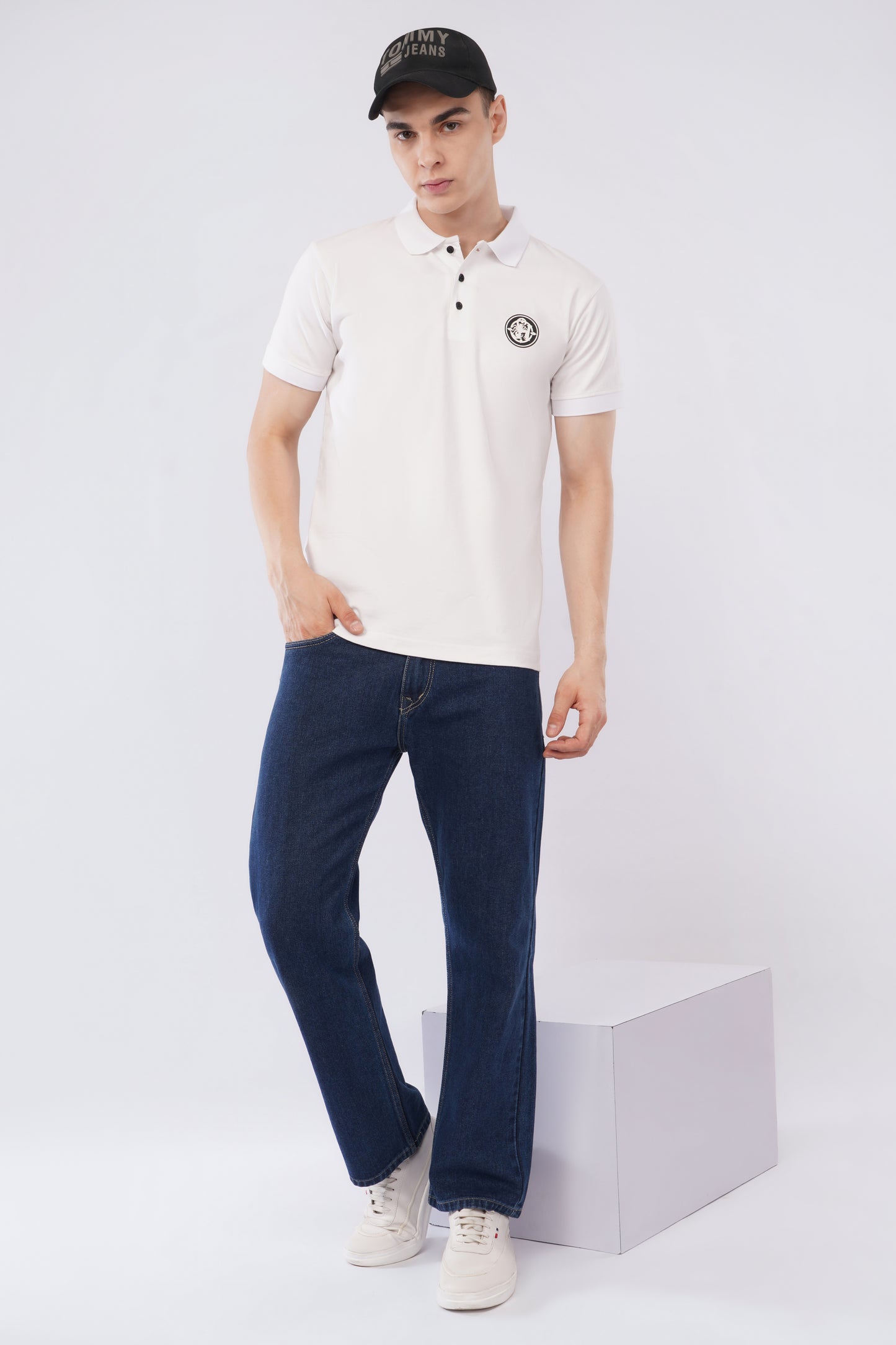 Men’s Classic Polo Tee – Arctic White