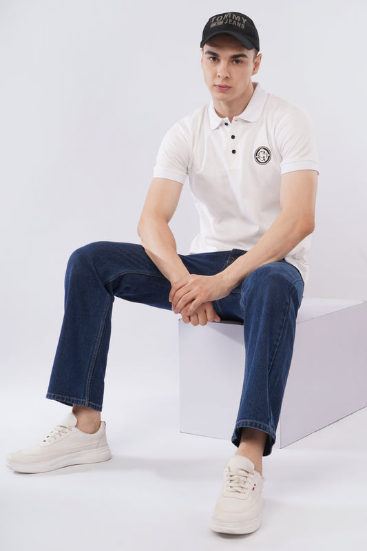 Men’s Classic Polo Tee – Arctic White