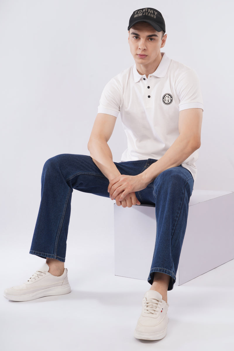 Men’s Classic Polo Tee – Arctic White